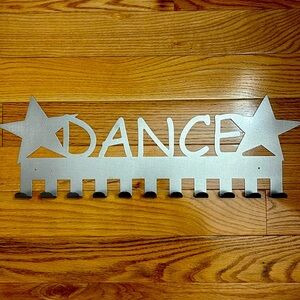 Metal DANCE medal holder & display